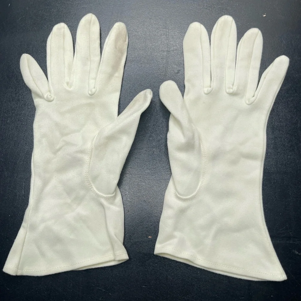💕Bundle 3 for $20 Vintage 60s White Gloves with Embellishments